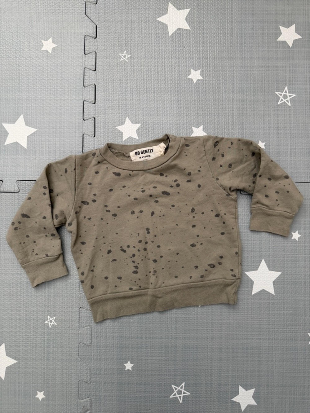BOGO Go Gently Nation - Organic Cotton Sweatshirt, 6-12 months